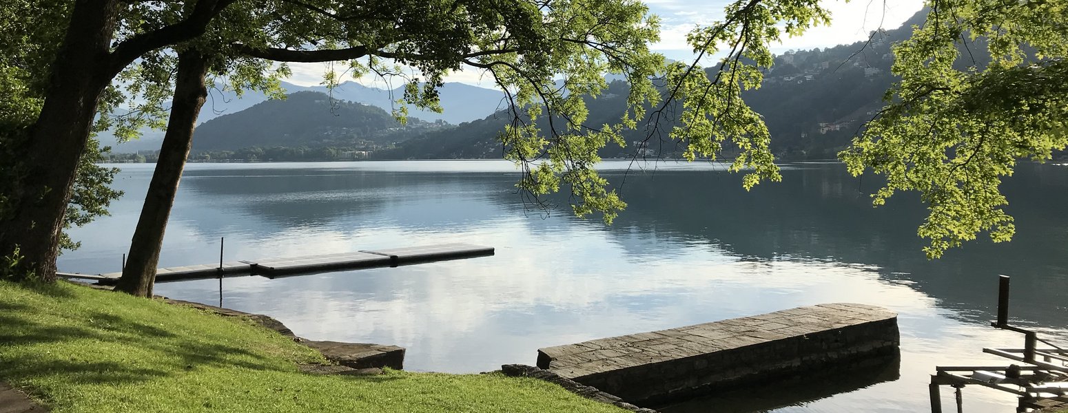 Entspannung am Luganersee im September