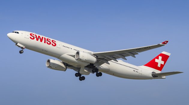 Abhebendes Flugzeug